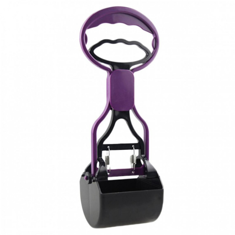 Cat Dog Poop Scooper Poo Shovel Puppy Kitten Rubbish Pick Up Tools Purple