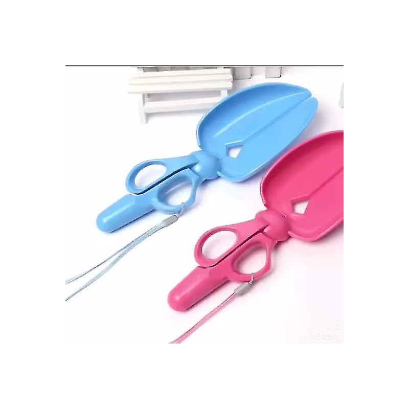 2pcs Poop Scooper For Dogs Pet Pooper Scooper Scissors Picker Poop Collector Tongs Long Handle Dog Clip