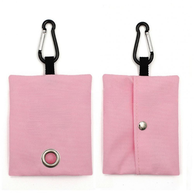 Distributeur de sac à déchets pour animaux de compagnie Porte-sac à crottes de chien portable avec clips de boucle [...]