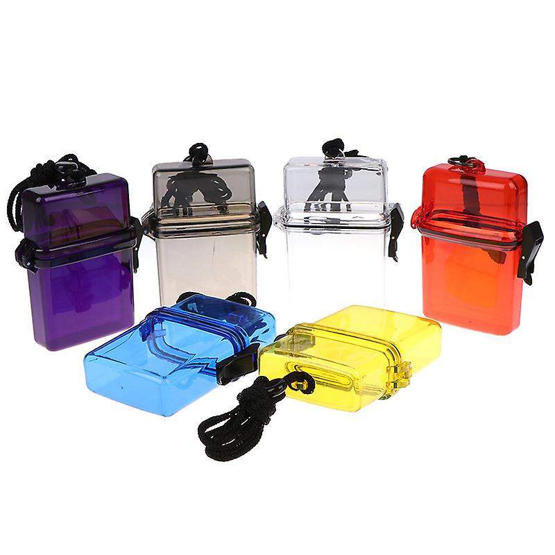 1pc Outdoor Waterproof Pockets Key Money Storage Box Case Holder Plastic Case 1pc Outdoor Waterproof Pockets Key Money Storage Box Case Holder Plastic Case