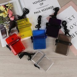 1pc Outdoor Waterproof Pockets Key Money Storage Box Case Holder Plastic Case
