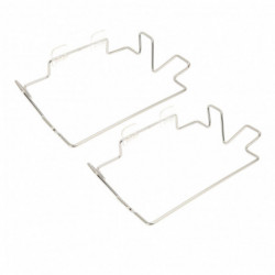 2 Sets Trash Bag Holder Elegant Stylish Strong Load Bearing Rustproof Hanging Rubbish Bag Holder for Kitchen