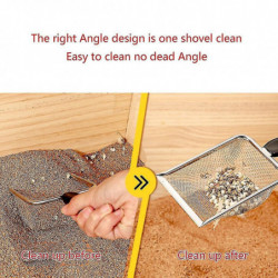 Reptile Scooper Shovel, Terrarium Cleaning Tools, Litter Scoops For Pets