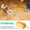 Dog Poop Bag Holder with Metal Clip Pull-out Design Smooth Zipper for Hassle-Free Use Portable