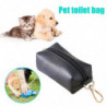 Dog Poop Bag Holder with Metal Clip Pull-out Design Smooth Zipper for Hassle-Free Use Portable