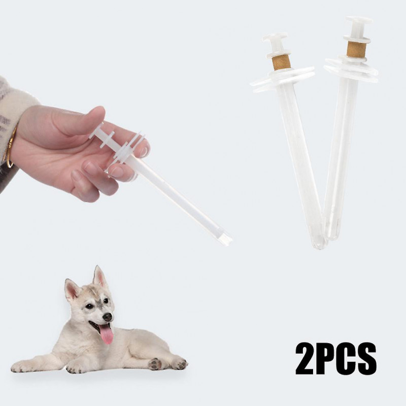 2pcs Medicine Feeding Home Capsules Pet Pill Dispenser Universal Cat