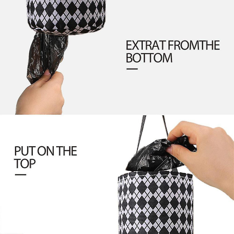 2 Packs Plastic Bag Holder, Grocery Bag Holder Trash Bags, Storage For Kitchen Jb5-2