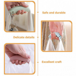 12pcs Grocery Plastic Bag Holder Carrier Save Labor Silicone Handle Carrier