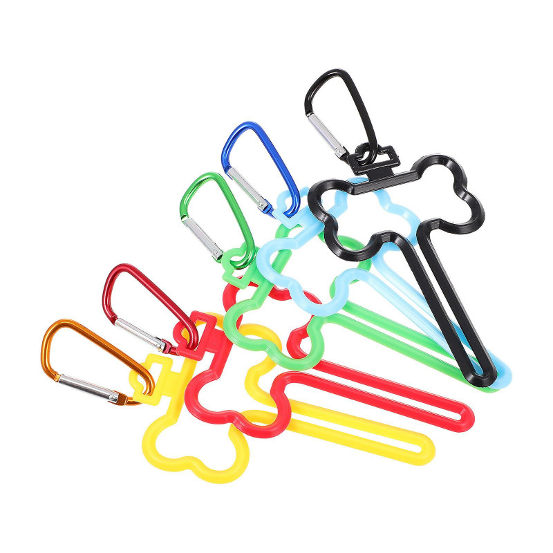 5pcs Pet Garbage Bag Fixing Clamps Dog Poop Bag Holders Pet Poop Pouches Clips