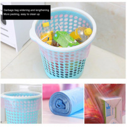 5 Rolls Disposable Home Office Waste Trash Rubbish Holder Pouch Garbage Bags