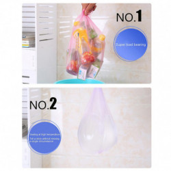 5 Rolls Disposable Home Office Waste Trash Rubbish Holder Pouch Garbage Bags