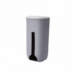 Wharick Storage Box Punch-free Wall Mount PP Garbage Bag Storage Case for Kitchen