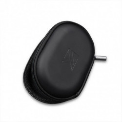 Kz Earphones Case Pu Leather Oval Shape Storage Box Bag Holder With