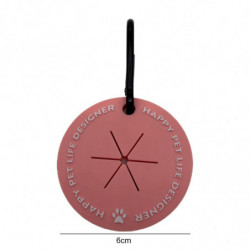 Poop Bag Handle Round Shape Convenient Small Size Portable Exquisite Pet Poop Waste Bag Clip Pet