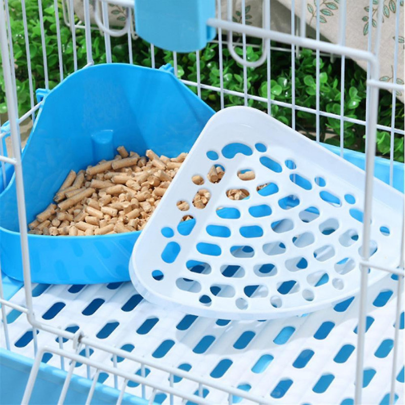 Pet Tray Hamster Pet Cat Rabbit Corner Toilet Litter Trays Clean Indoor Pet Litter Training