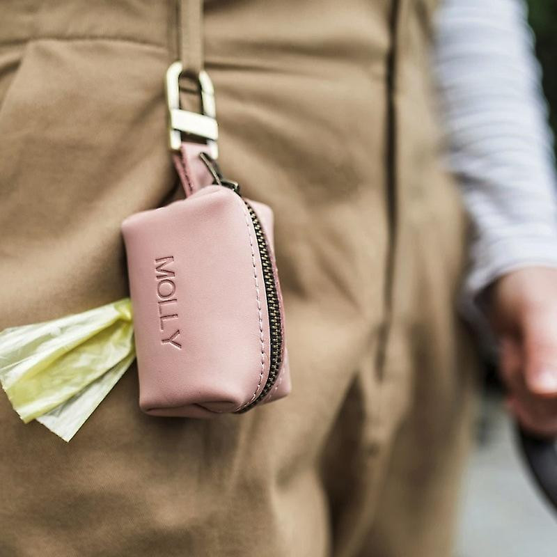 Portable Pet Products Dog Poop Bag Dispenser Pick-up Bags Holder With Rope Cleaning Waste Garbage