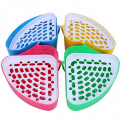 Pet Tray Hamster Pet Cat Rabbit Corner Toilet Litter Trays Clean Indoor Pet Litter Training