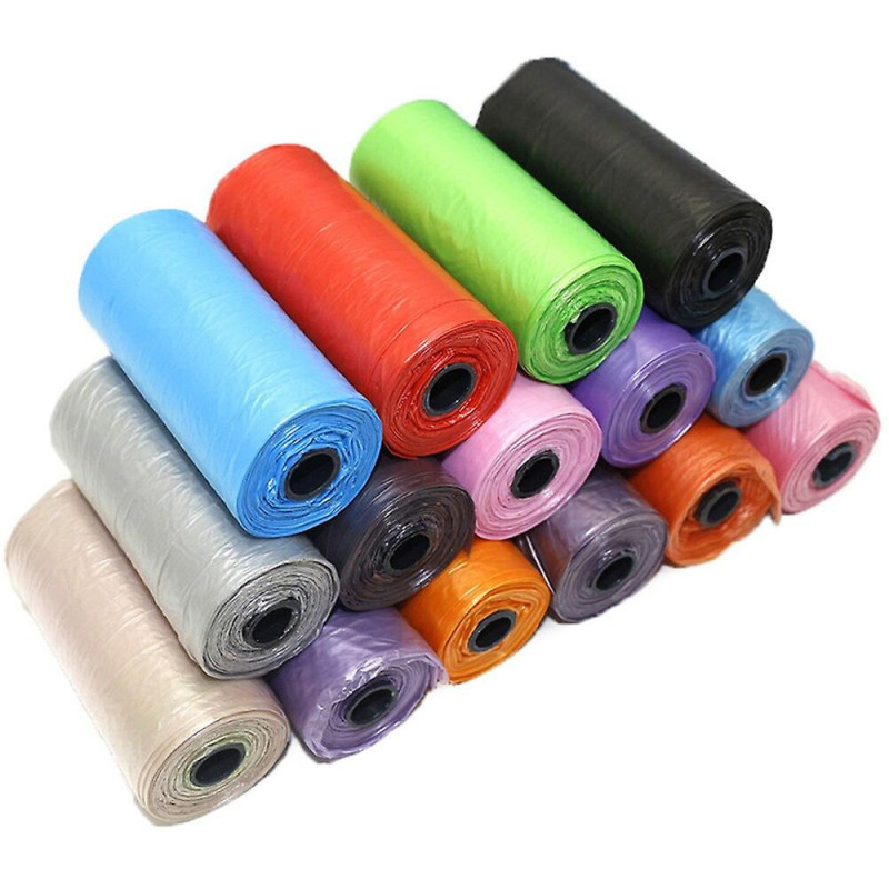 1 Roll Portable Degradable Pet Waste Poop Bags Pet Pick Up Plastic Garbage Bag Clean Up Refill