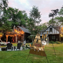 Camping Picnic Tableware Storage Bag Portable Barbecue Cutlery Organizer Hanging Holder Bags Outdoor Tools