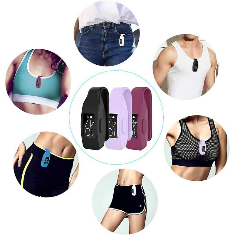 3 Pack Clips Suit for / Clips with Steel Sheet, Silicone Accessory Clip(C)