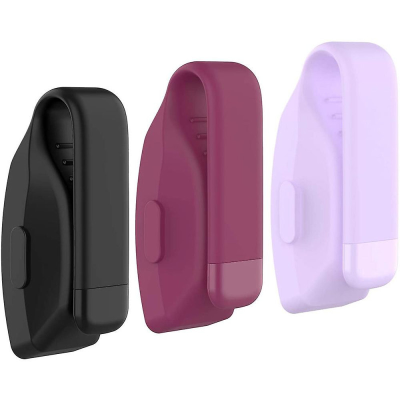 3 Pack Clips Suit for / Clips with Steel Sheet, Silicone Accessory Clip(C)