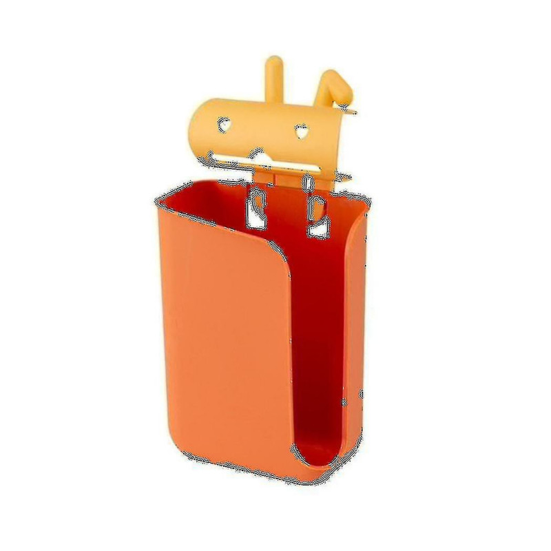 Simple Hole Free Cartoon Garbage Bag Storage Box Kitchen Garbage Bag Storage Box Shopping Bag Stora