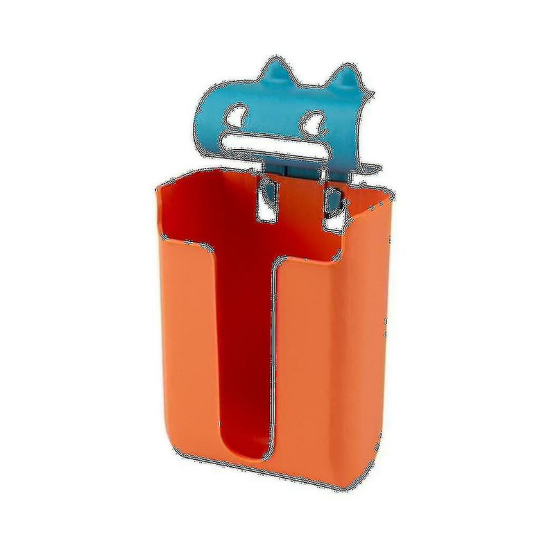 Simple Hole Free Cartoon Garbage Bag Storage Box Kitchen Garbage Bag Storage Box Shopping Bag Stora