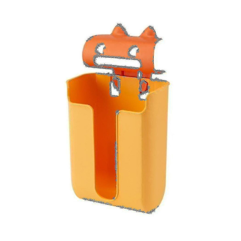 Simple Hole Free Cartoon Garbage Bag Storage Box Kitchen Garbage Bag Storage Box Shopping Bag Stora