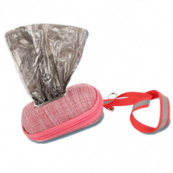 Portable Pet Dog Poop Bag Dispenser Pick Up Bags Holder With Rope Cleaning Waste Garbage Box Outdoo
