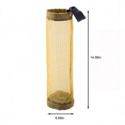 Plastic Bag Holder Mesh Hanging Storage Dispensers Foldable Breaable Washable Hanging Mesh Garbage Bag Organizer [...]
