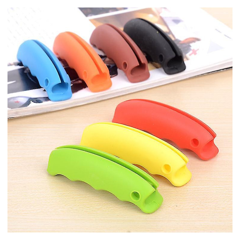 Sunrain Trong Silicone Poignée Porte 4 Pcs Plastique Sac Support Support Solide Silicone Poignée Porte Pour [...]