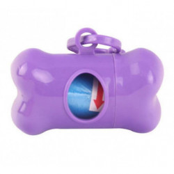 Portable Garbage Bag Storage Box Garbage Bag Dispenserpurple