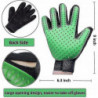 Gants de toilettage pour animaux de compagnie - Gants de brosse à époussetage doux - Remova efficace pour poils [...]