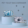 2 Pack Fashion Dog Poop Waste Bag Distributeur, Pet Dog Waste Bag Distributeur, D