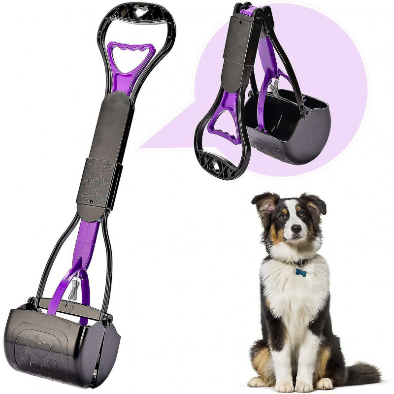 Pets Pooper Scooper For Large & Medium, Small Dogs, Portable Foldable Handle