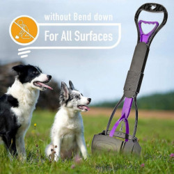 Pets Pooper Scooper For Large & Medium, Small Dogs, Portable Foldable Handle