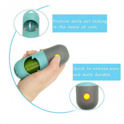 Dog Poop Bags Dispenser With Led Flashlight Dog For Poop With Dispenser And Leash Clip 2 Pack