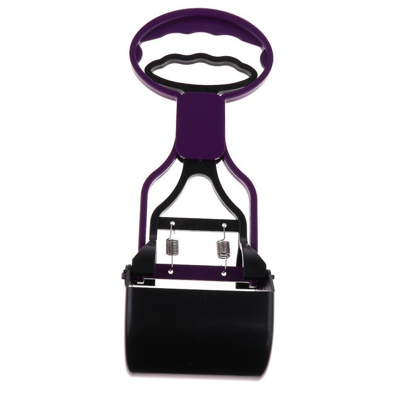 Pet Dog Cleaning Supplies Seal Pooper Scooper Dropping Picker Scooper Purple
