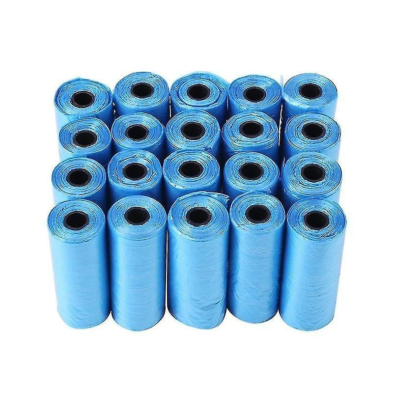 20 rouleaux Blue Dog Poop Bag Trash Garbage Bags pour chat Pets Doggie Waste Collection Bag