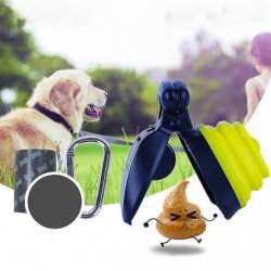M W Portable Folding Waste Poop Scooper Toilet Picker Cleaning Tools For Outdoor