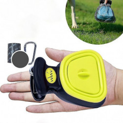 S blue Portable Folding Waste Poop Scooper Toilet Picker Cleaning Tools For Outdoor