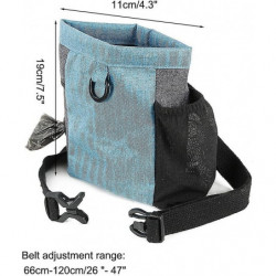 Dog Treat Travel Bag, 7.5"x4.3" Adjustable Dog Walking Bag With Poop Bag For Camping Hiking Traveling Hunting Dog Treat Travel Bag, 7.5"x4.3" Adjustable Dog Walking Bag With Poop Bag For Camping Hiking Traveling Hunting
