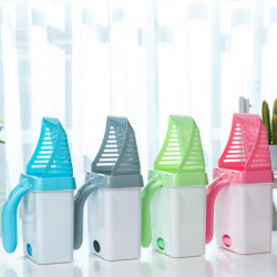 Multifonction Cat Poop Litter Clean Scoop Deep Shovel Integrated Detachable Holder