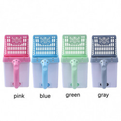 Multifonction Cat Poop Litter Clean Scoop Deep Shovel Integrated Detachable Holder
