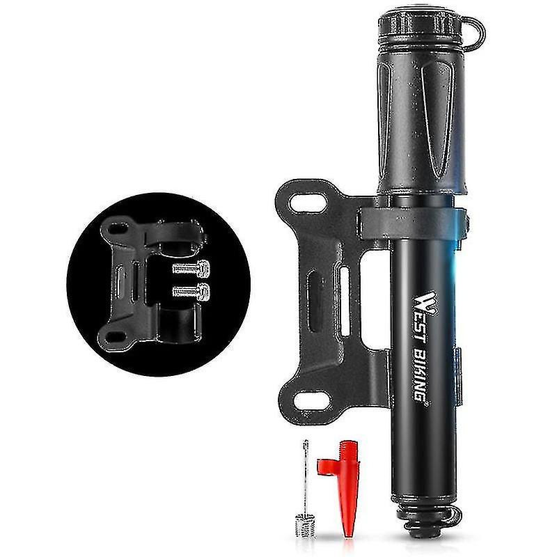 Portable Mini Bicycle Manual Pressure Pump, The Aluminum Alloy Tire Tube