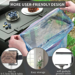 Portable Heavy Duty Cabinet Trash Bag Holder Adjustables Clip Installation Bin Bag Rack For Kitchens Portable Heavy Duty Cabinet Trash Bag Holder Adjustables Clip Installation Bin Bag Rack For Kitchens