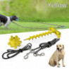 Outdoor Portable Tie Down Dog Pulling Rope With Bouncing Ball Rope Toy Practical Tie Up Pet Leash Peg Pet Supplies