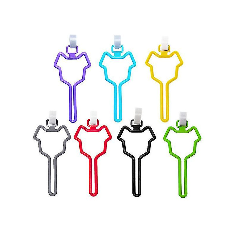 7pcs Dog Poop Bag Holder Leash Waste Carrier Holder Pets Hands Free Knot Holder