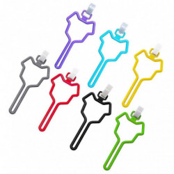 7pcs Dog Poop Bag Holder Leash Waste Carrier Holder Pets Hands Free Knot Holder