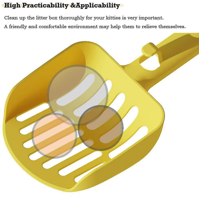 Metal With Holder, Fast Sifting Kitten Poop Scooper, Stand For Litter Boxes For Cats V